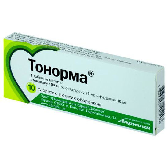 Тонорма таблетки №10